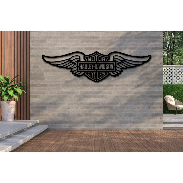 Trinx Boylston Harley Davidson Metal Wall Décor Wayfair